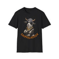 Goat Graphic Tee — Cool Goat with Shades & Gold Chain ("Ziripfelkauden" Design)