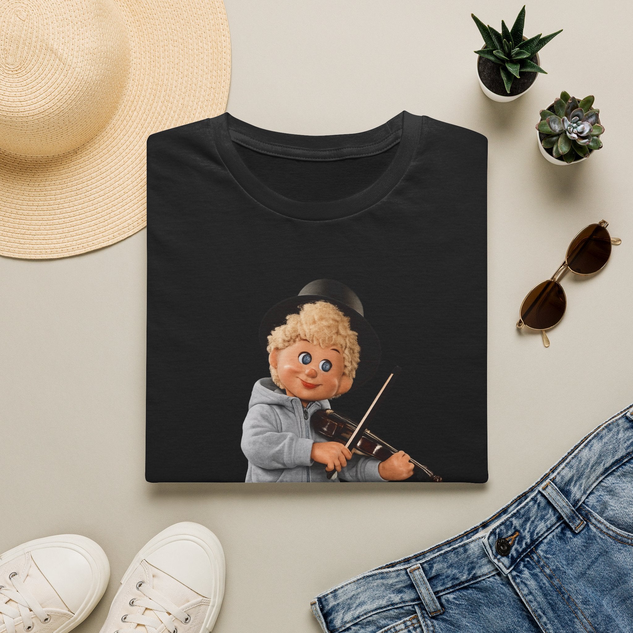 Vesledrip med fela T-Shirt