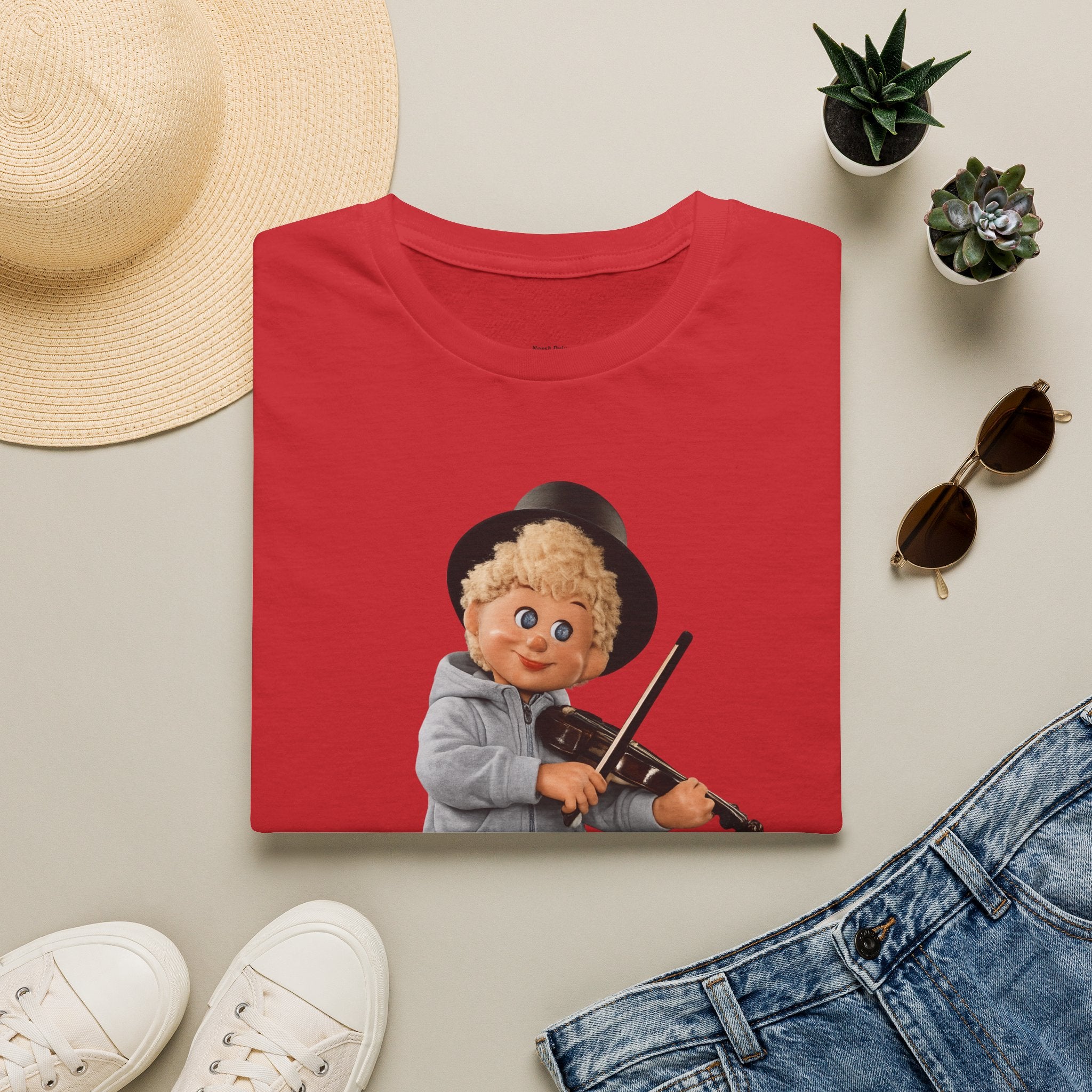 Vesledrip med fela T-Shirt
