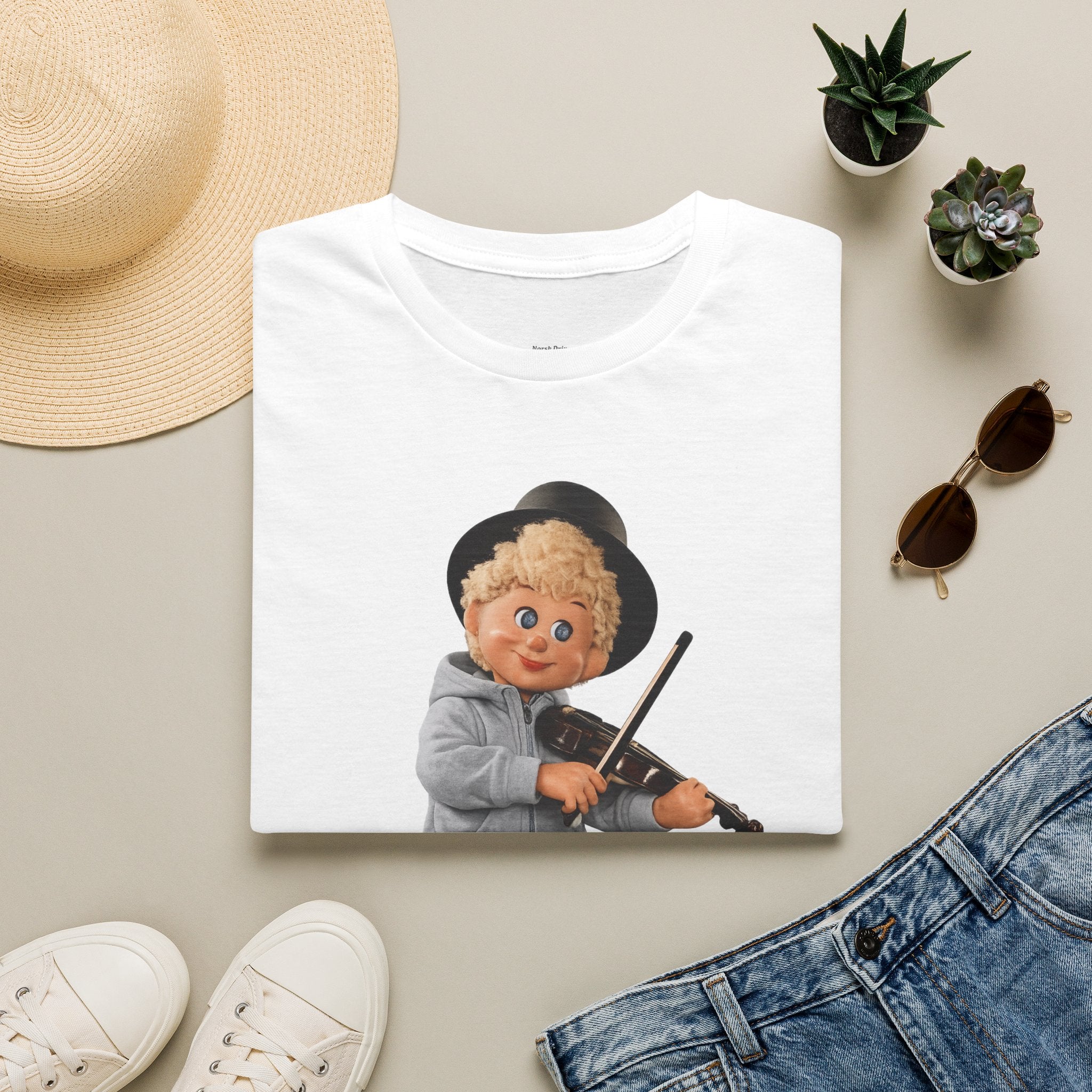 Vesledrip med fela T-Shirt