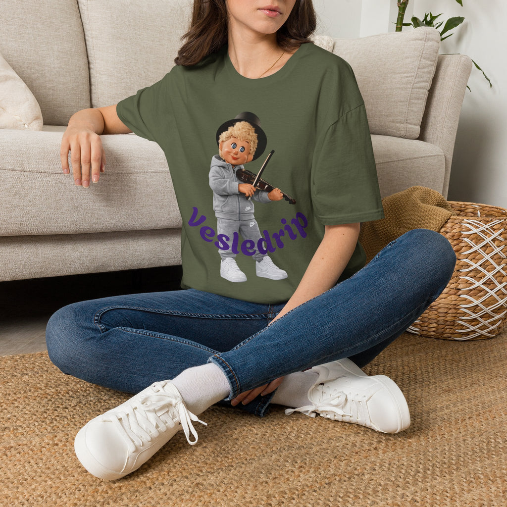 Vesledrip med fela T-Shirt