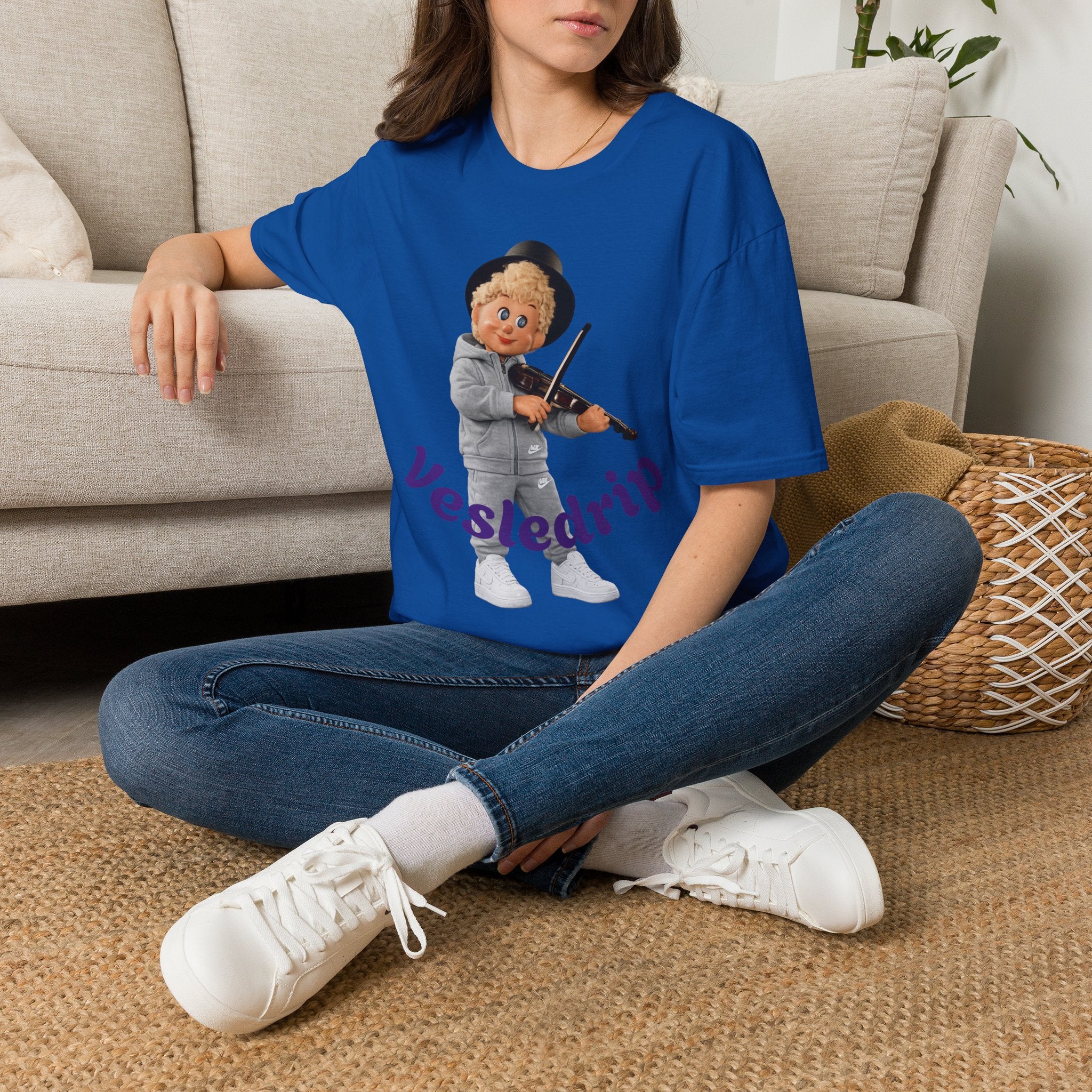 Vesledrip med fela T-Shirt