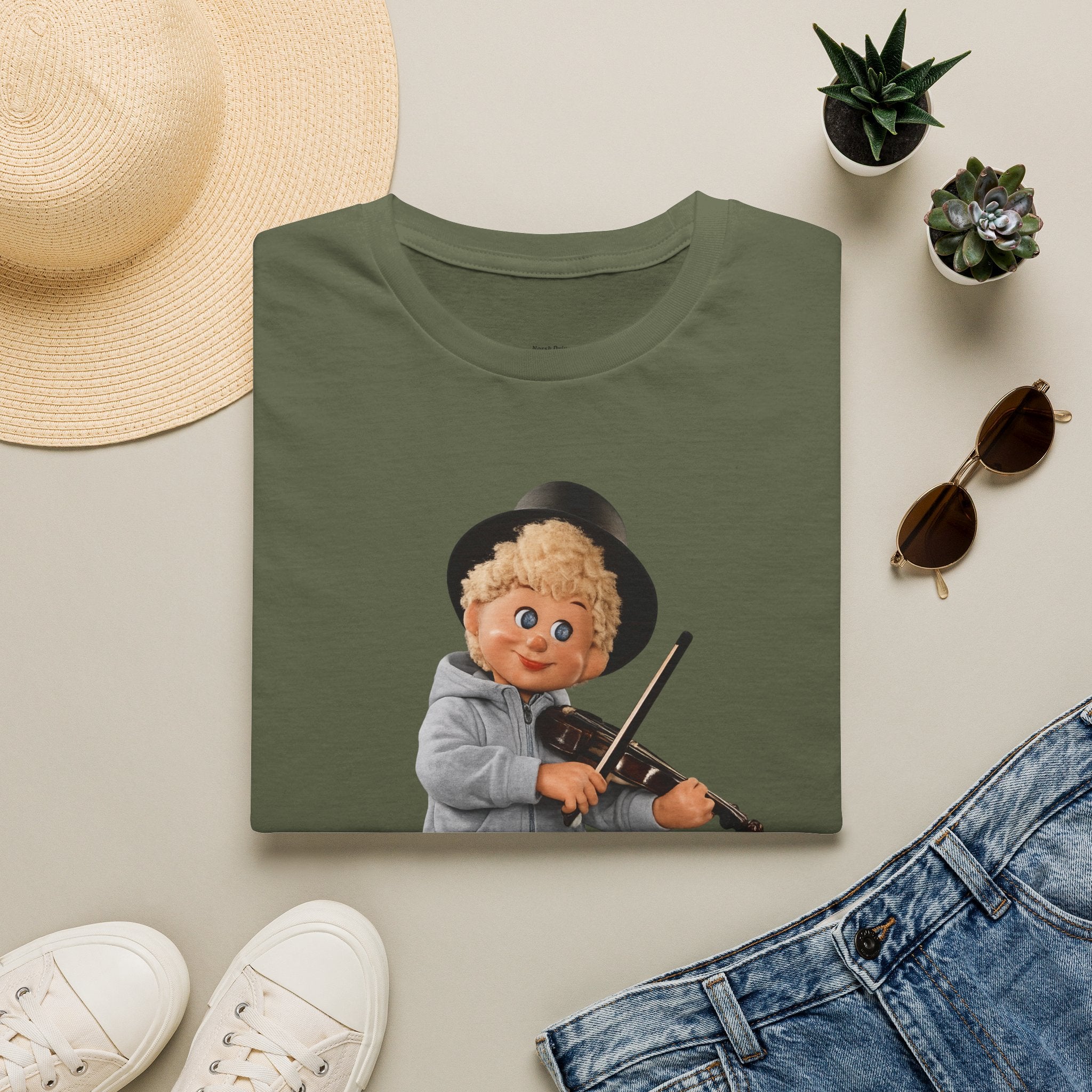 Vesledrip med fela T-Shirt